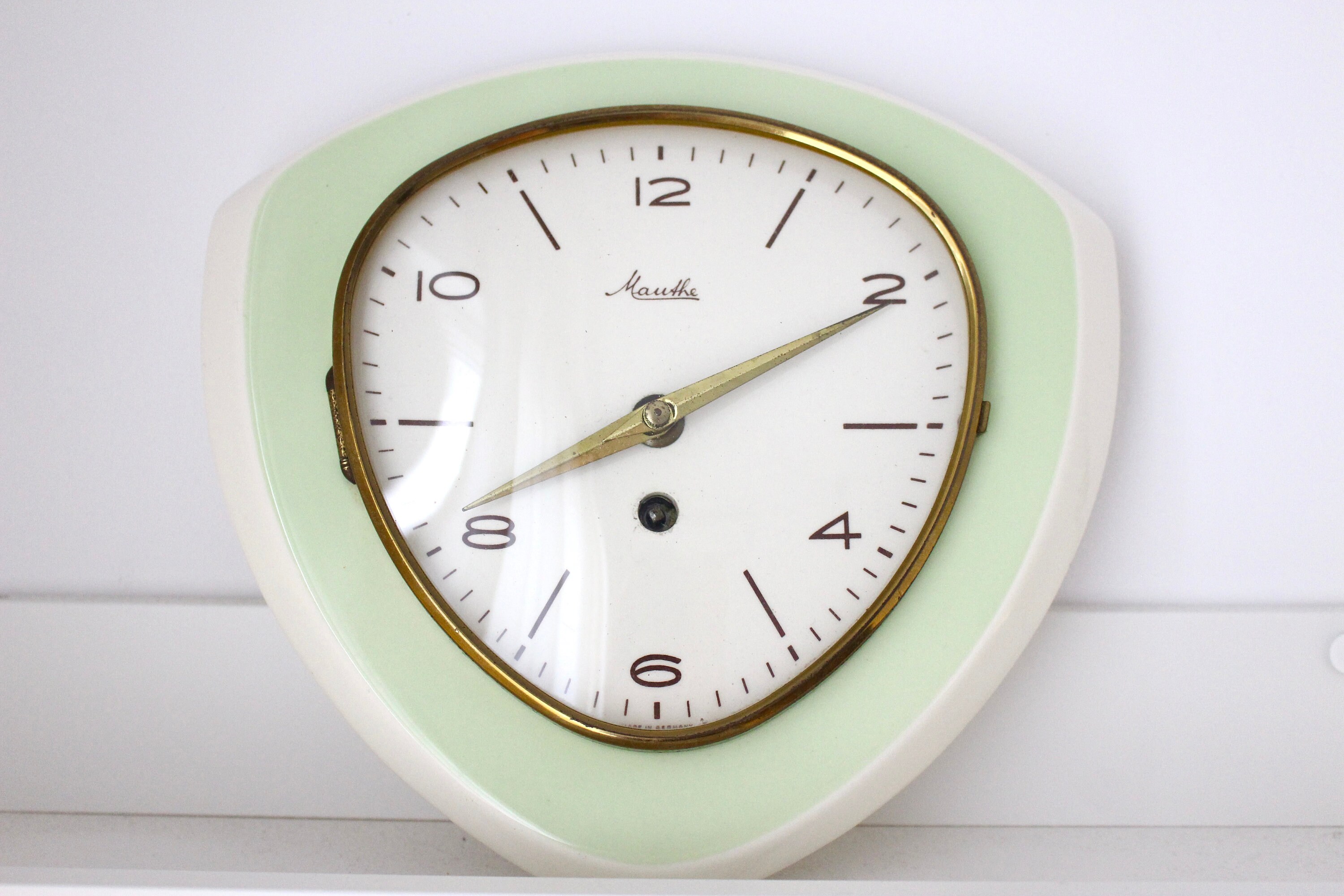 Vintage Ceramic Kitchen Art Deco Mauthe Clock | Etsy