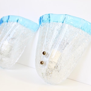 Vintage Murano Glass Wall Lamps / Sconces