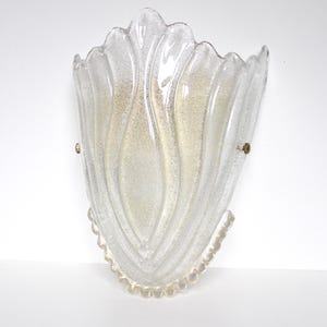 Vintage Single Murano Glass Wall Lamp / Sconce / Murano Luce