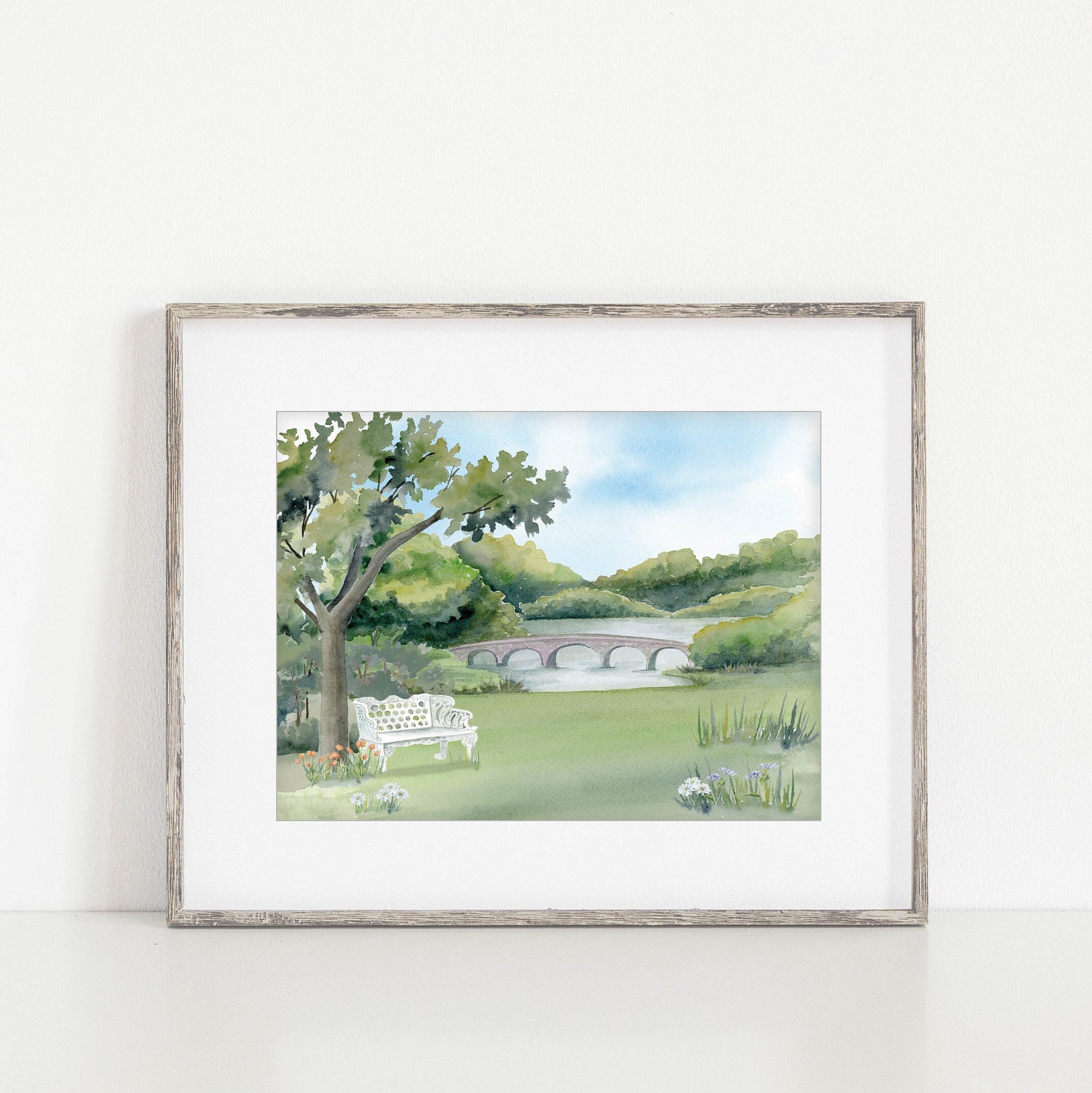 Cottagecore Wall Art Watercolor Wall Art Garden Wall Decor Etsy UK