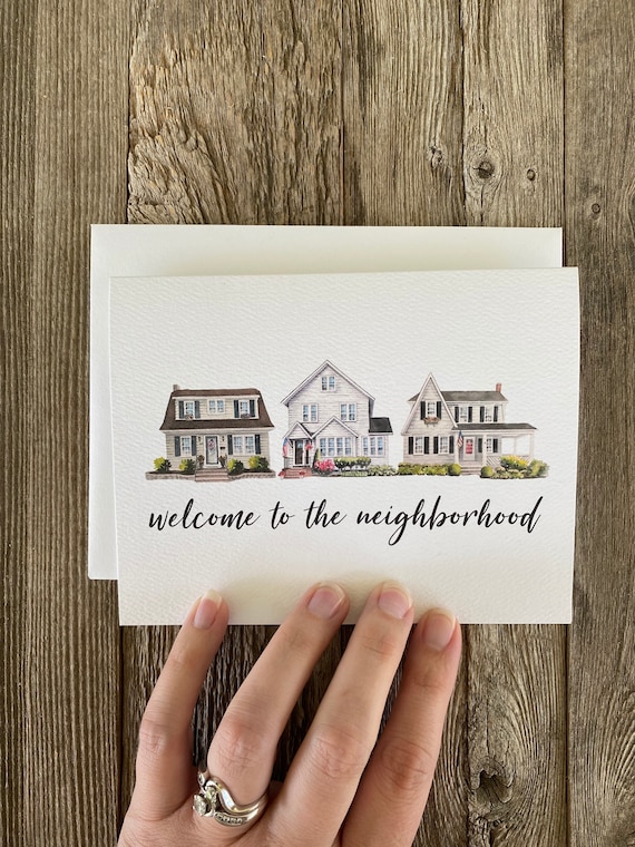 Glückwunschkarte 'Congratulations On Your New Home' - Willkommenskarte Für Den Einzug, Persönlich Beschriftbar