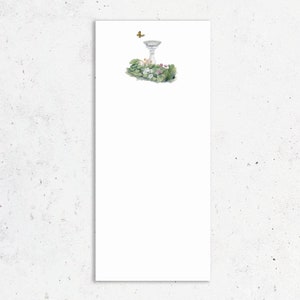 Garden Notepad | Flower Notepad | Garden gift for her | Gift for Mom | Vintage Garden gift | Rose flower notepad