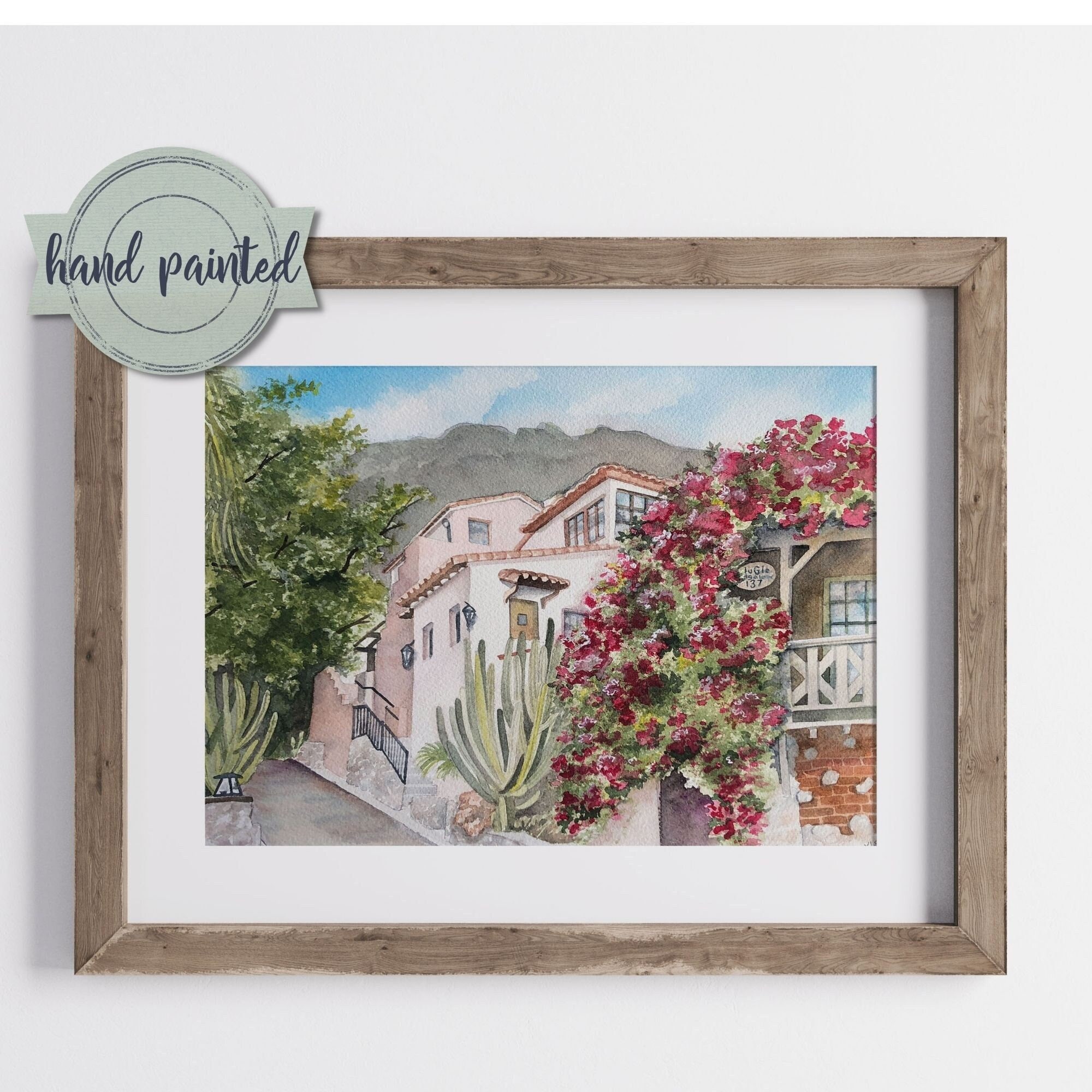 Custom Watercolor Wedding Venue Portrait Painting - Etsy