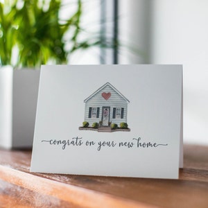 New home card | Congrats on your new home | Housewarming gift | Congratulations card | First Home gift | Card for Housewarming | Moving card