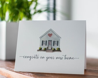 New home card | Congrats on your new home | Housewarming gift | Congratulations card | First Home gift | Card for Housewarming | Moving card