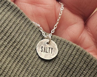 Sterling Silver Salty Necklace