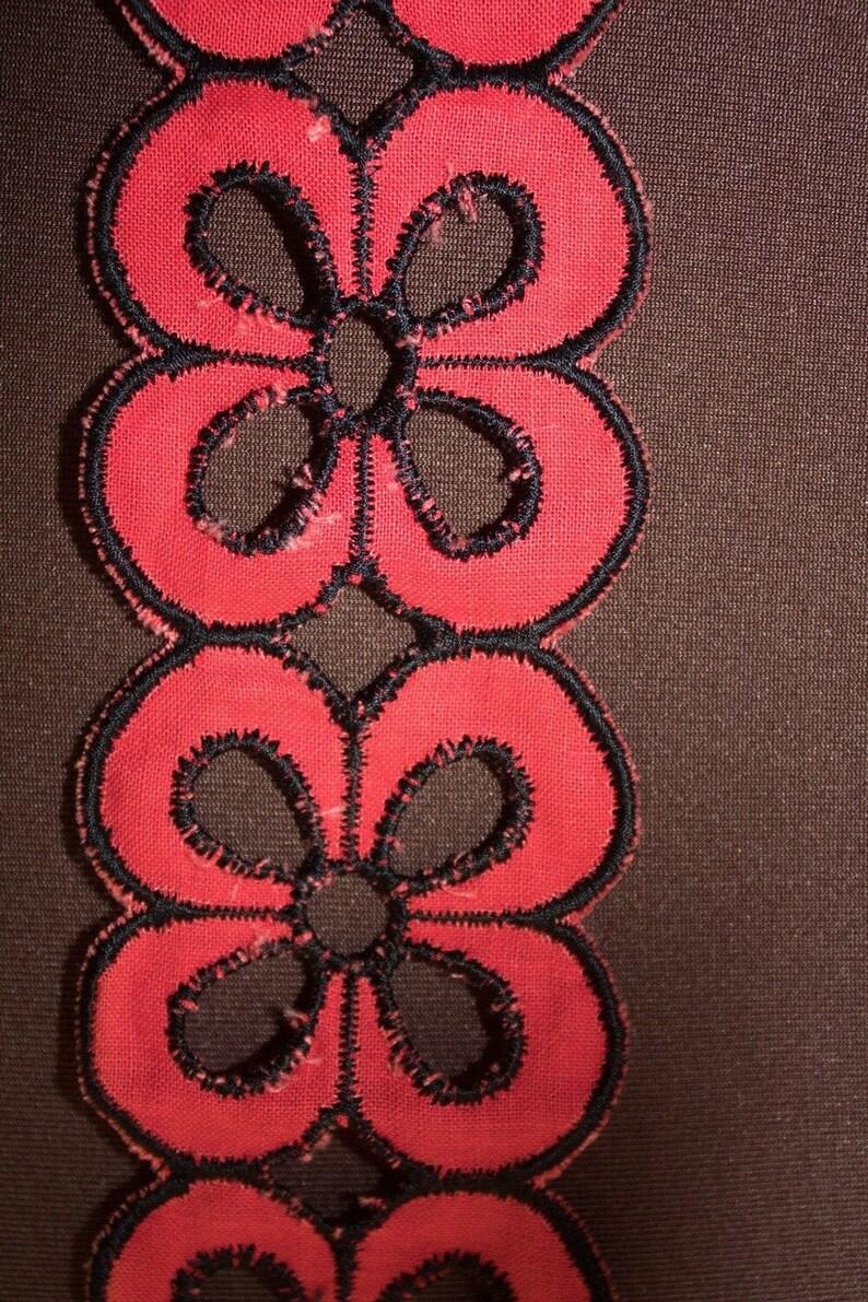 Vintage borders 41 meters in cotton different colors 41 meters