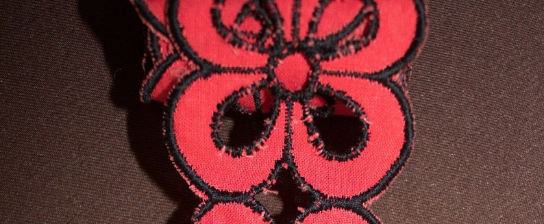 Vintage borders 41 meters in cotton different colors 41 meters