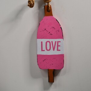 Hand Painted Wooden Buoy