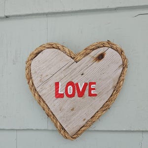 Driftwood heart
