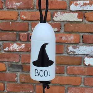 Halloween Buoys, frankinstein, candy corn buoy, pumpkin buoy, jack-o-lantern buoy