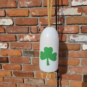 Shamrock buoy, Shamrock lobster buoy, Irish buoy, Irish decor