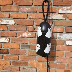 Halloween Buoys, frankinstein, candy corn buoy, pumpkin buoy, jack-o-lantern buoy