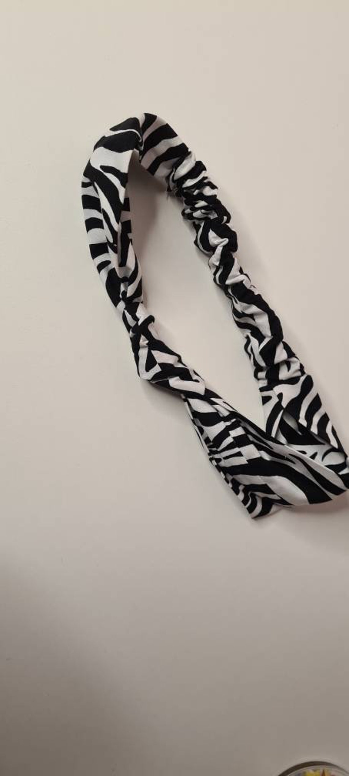 Knotted top head band zebra headband . Ideal for summer | Etsy