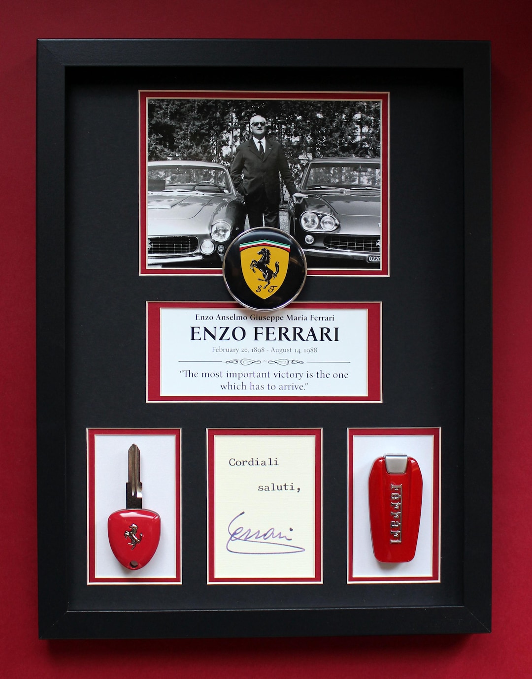 Ferrari Enzo Ferrari モデル 赤　ディスプレイ用パネル希少品 il_1080xN.7511091716_ivap.jpg