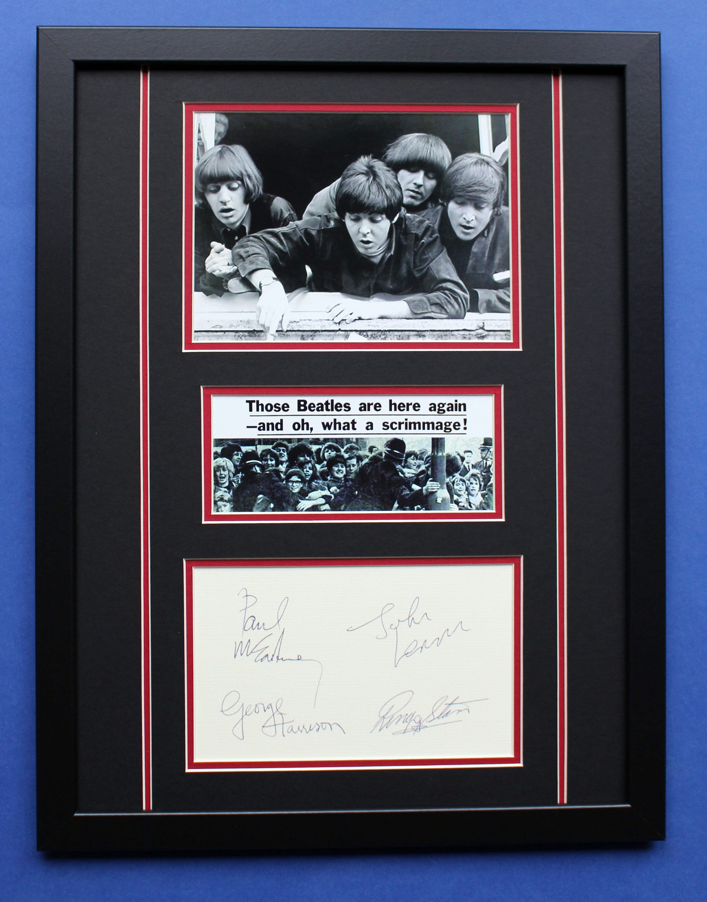 ビートルズ　置物　希少品　限定シリアルナンバー付き The Beatles Collection 置物（限定シリアルナンバー付き