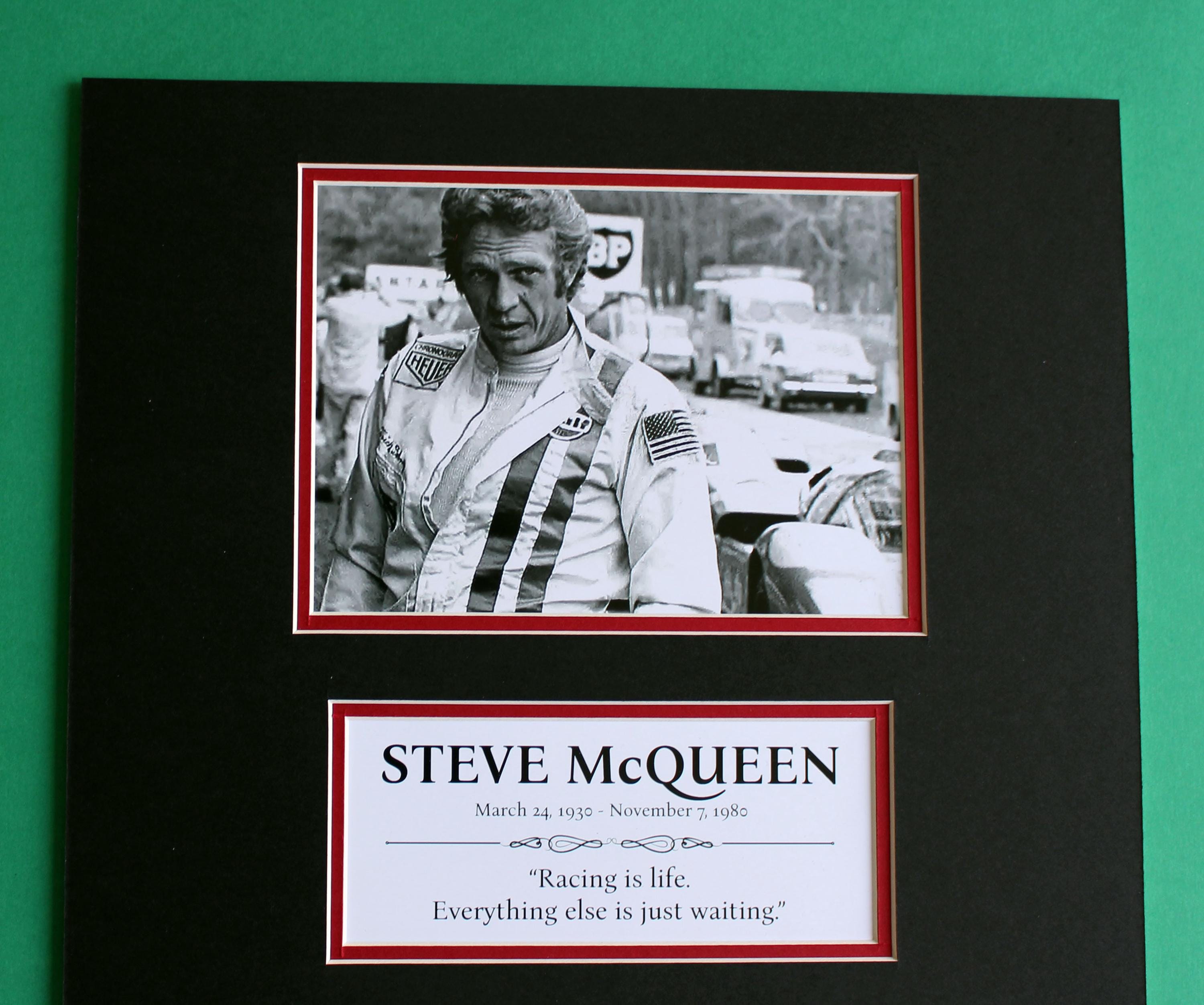 Steve McQueen Autograph Art: Limited Edition [1 of 100] Collage