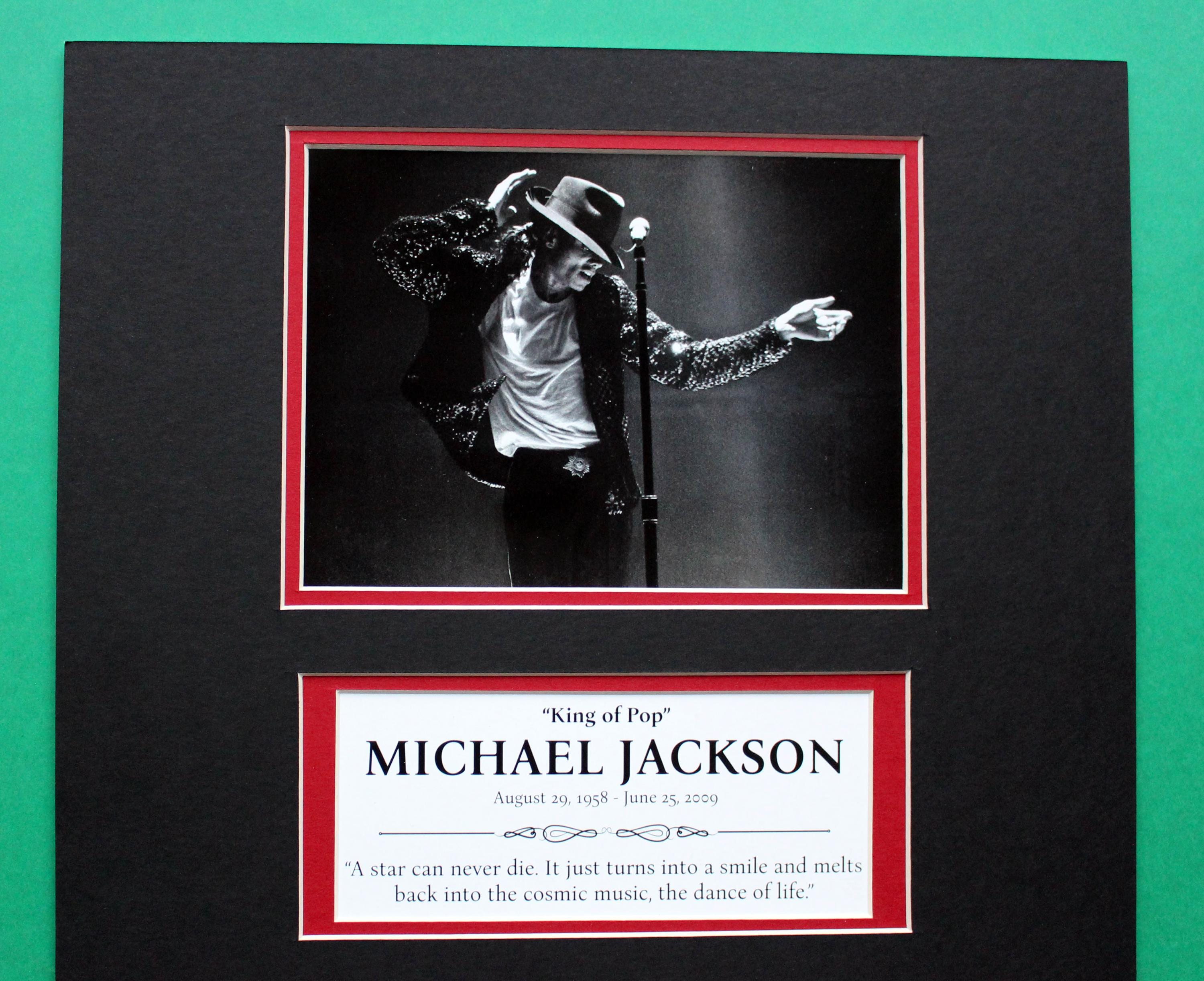 Michael Jackson Autograph Art: Limited Edition [1 of 100] Collage