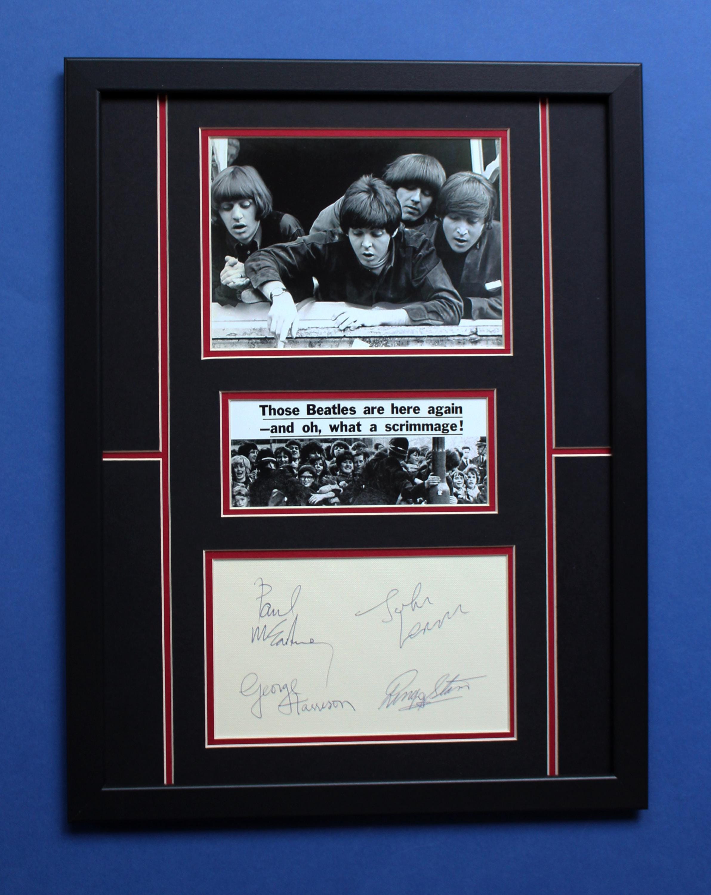 The Beatles Signature - Etsy