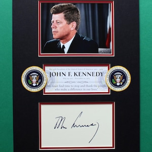 Jfk autograph - Etsy 日本