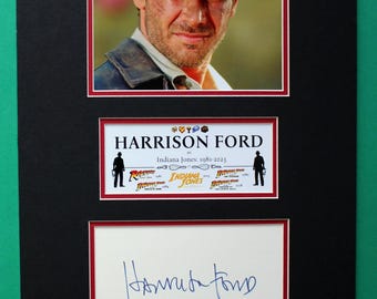 Exposição de autógrafos de Harrison Ford - Obra de arte exclusiva em homenagem a Indiana Jones