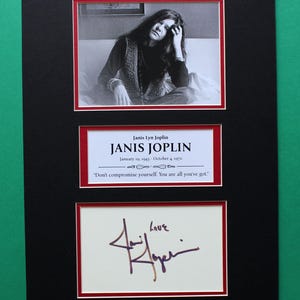 Janis joplin signed - Etsy 日本