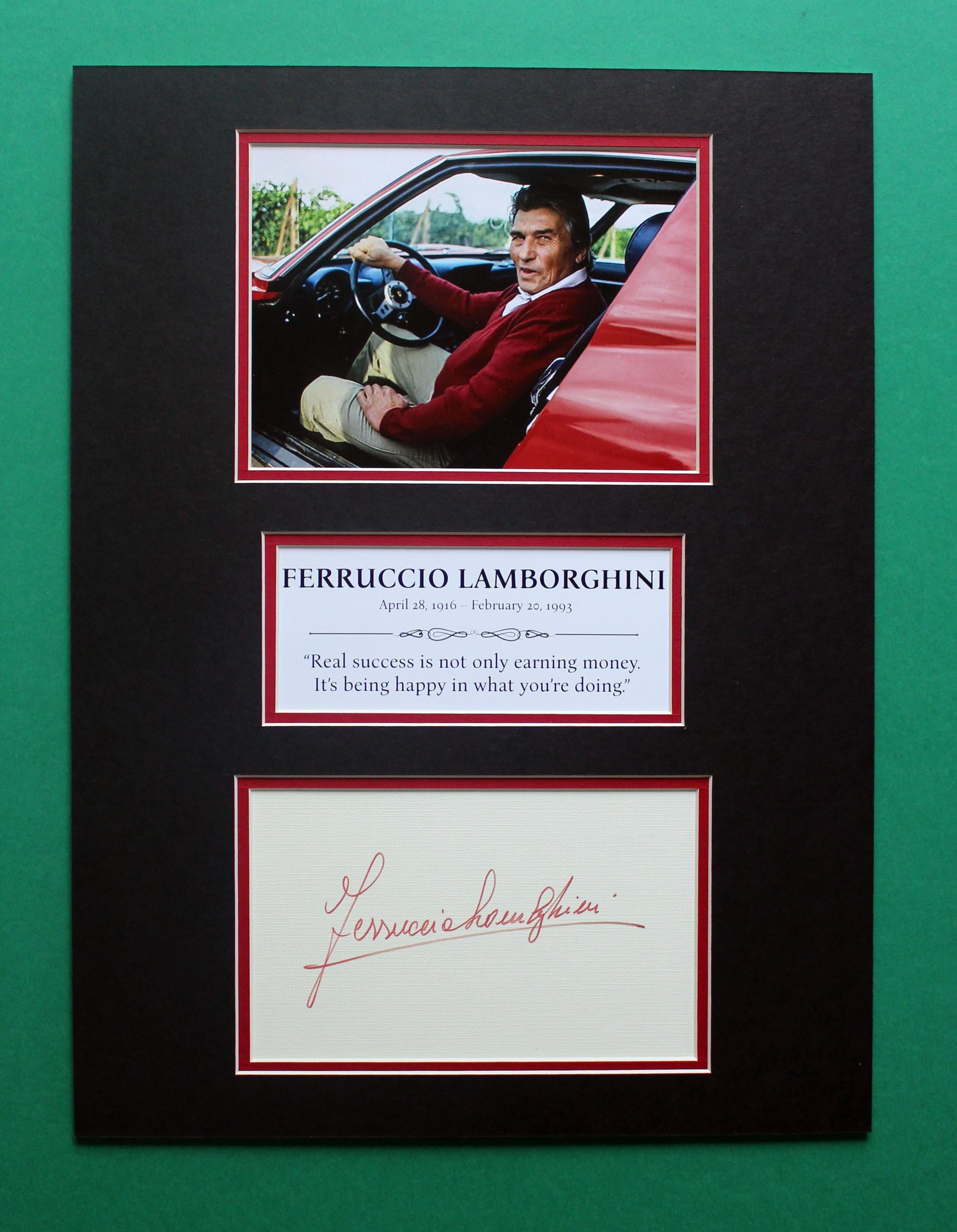 FERRUCCIO LAMBORGHINI FIGURE pour 1:18 Miura Espada AUTOart !! NO CAR