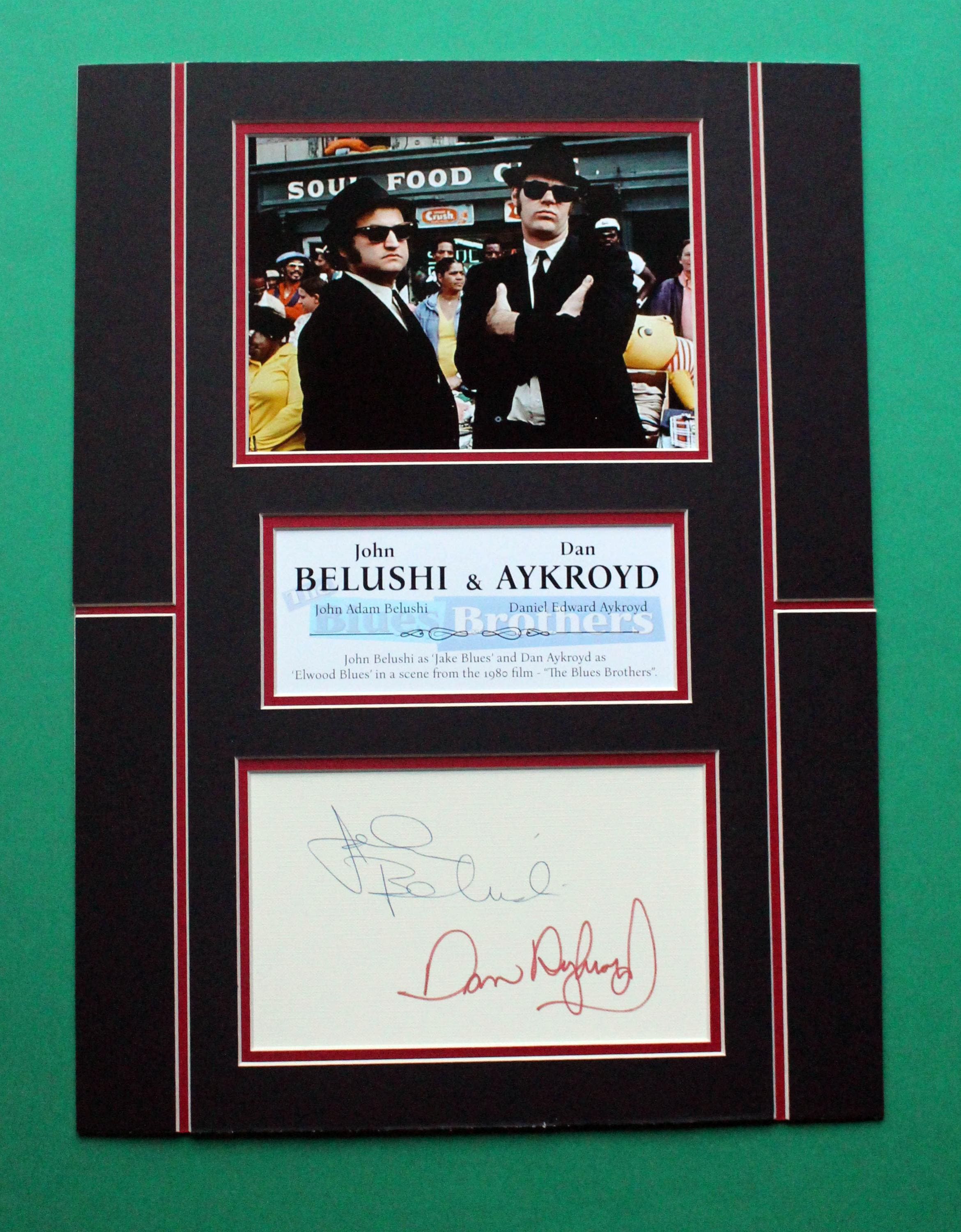 The Blues Brothers Autographs Art: Limited Edition [1 of 100