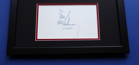 Paul Mccartney Autograph Art: Limited Edition [1 of 100] Collage
