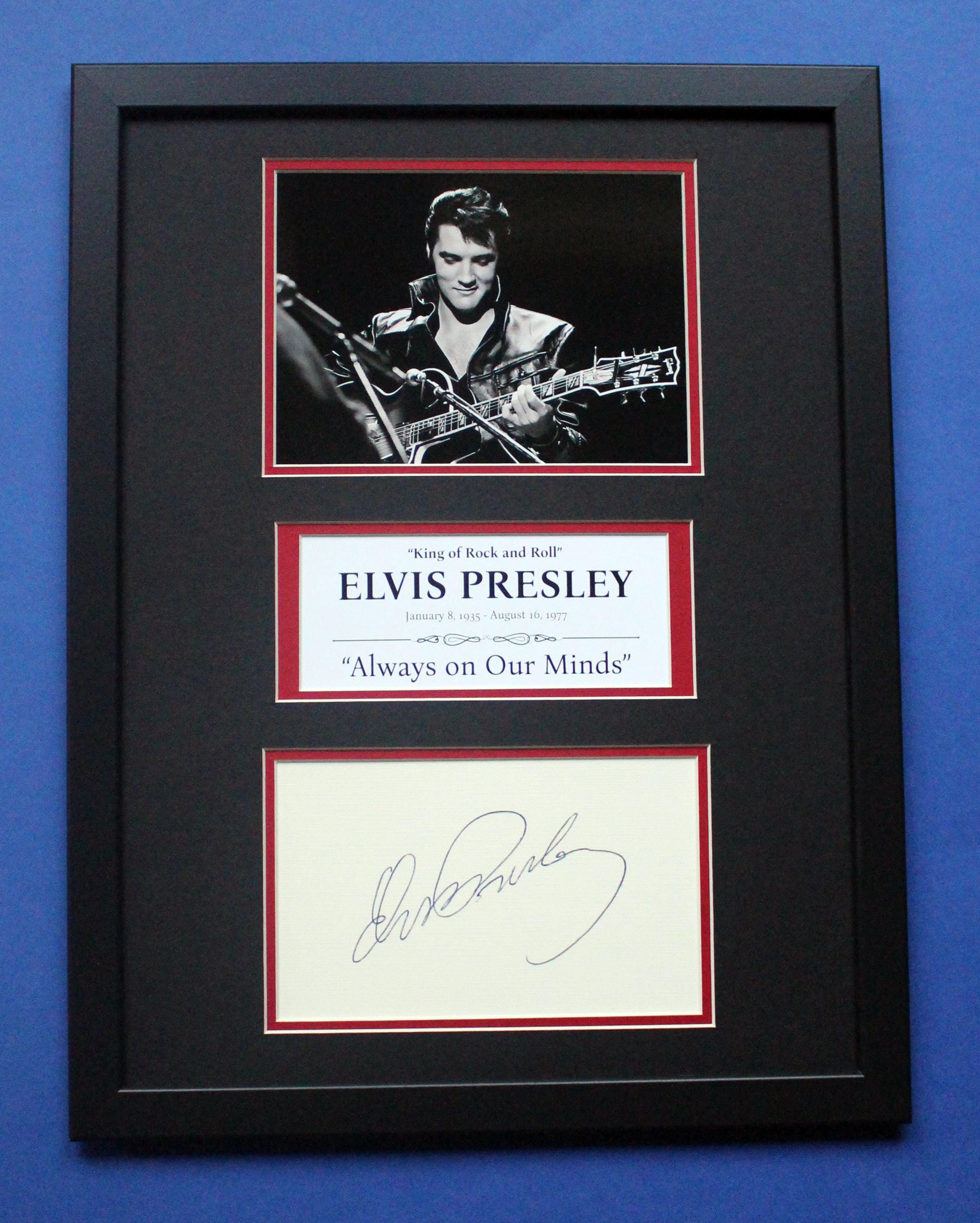 Elvis Presley（エルビス・プレスリー）直筆サイン Elvis autograph - Etsy 日本