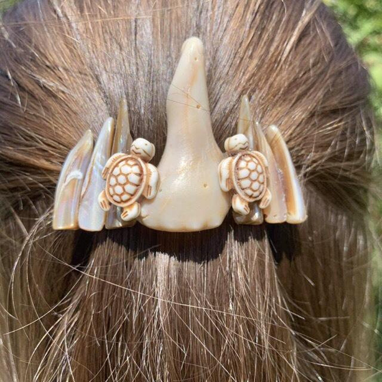 Seashell Hair Clip Shell Hair Accessories Shell Hair Piece Etsy