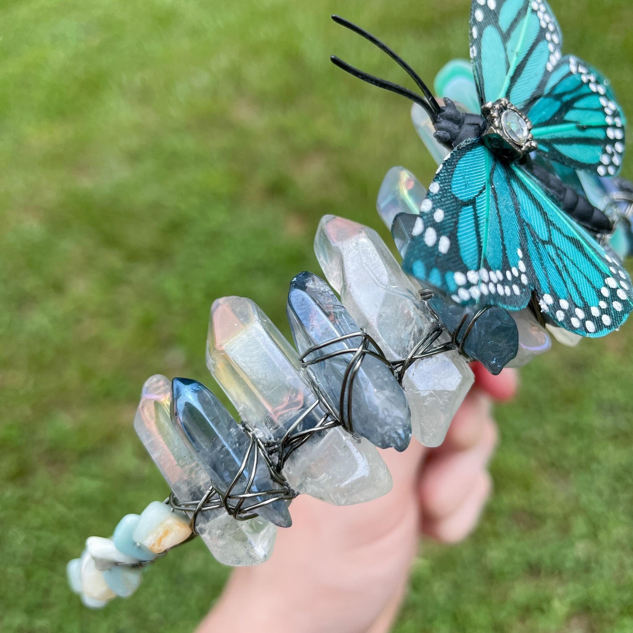 Butterfly Crown Butterfly Crown Headpiece Butterfly Etsy