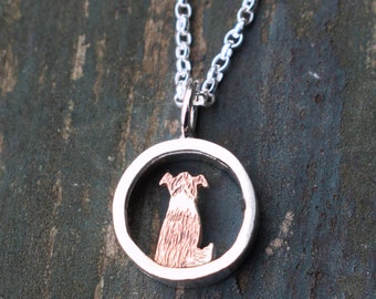 Dog Necklace | Sheepdog Gift | Collie Dog Gift | Dog Jewellery | Dog Pendant | Dog Gift | Gift for Dog Lover | Present for Animal Lover |Dog