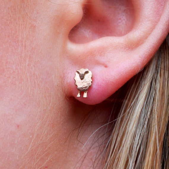 Sheep cheap stud earrings