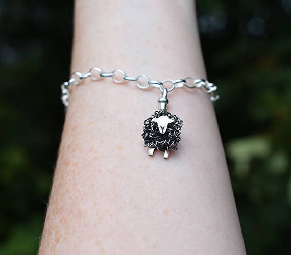 Sheep charm bracelet deals