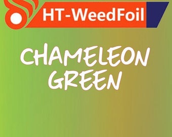 HT WeedFoil HTV Heat Transfer Vinyl Foil Chameleon Green