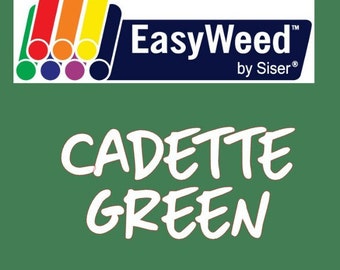 Cadette Green Siser EasyWeed Heat Transfer Vinyl - HTV - Craft vinyl