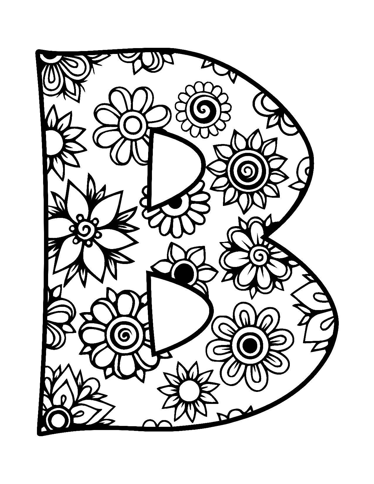 Download Alphabet Flowers SVG / JPEG / PNG /pdf / use with ...