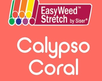 Siser EasyWeed Stretch Heat Transfer Vinyl Calypso Coral