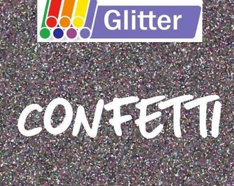 Siser Glitter Heat Transfer Vinyl Confetti