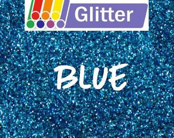 Siser Glitter Heat Transfer Vinyl Blue