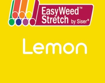 Siser EasyWeed Stretch Heat Transfer Vinyl Lemon