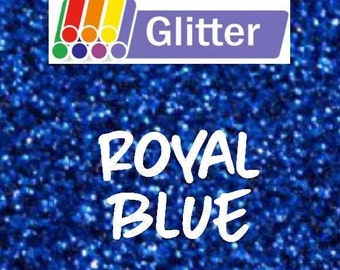 Siser Glitter Heat Transfer Vinyl Royal Blue