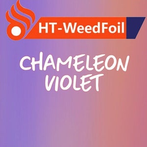 HT WeedFoil HTV Heat Transfer Vinyl Foil Chameleon Violet