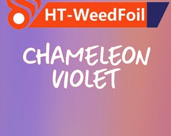 HT WeedFoil HTV Heat Transfer Vinyl Foil Chameleon Violet