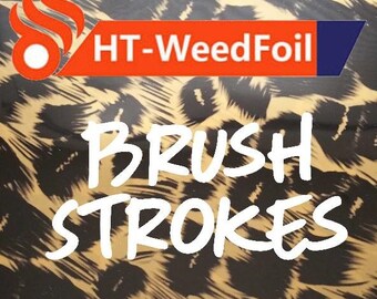 HT WeedFoil HTV Heat Transfer Vinyl Foil Brush Strokes