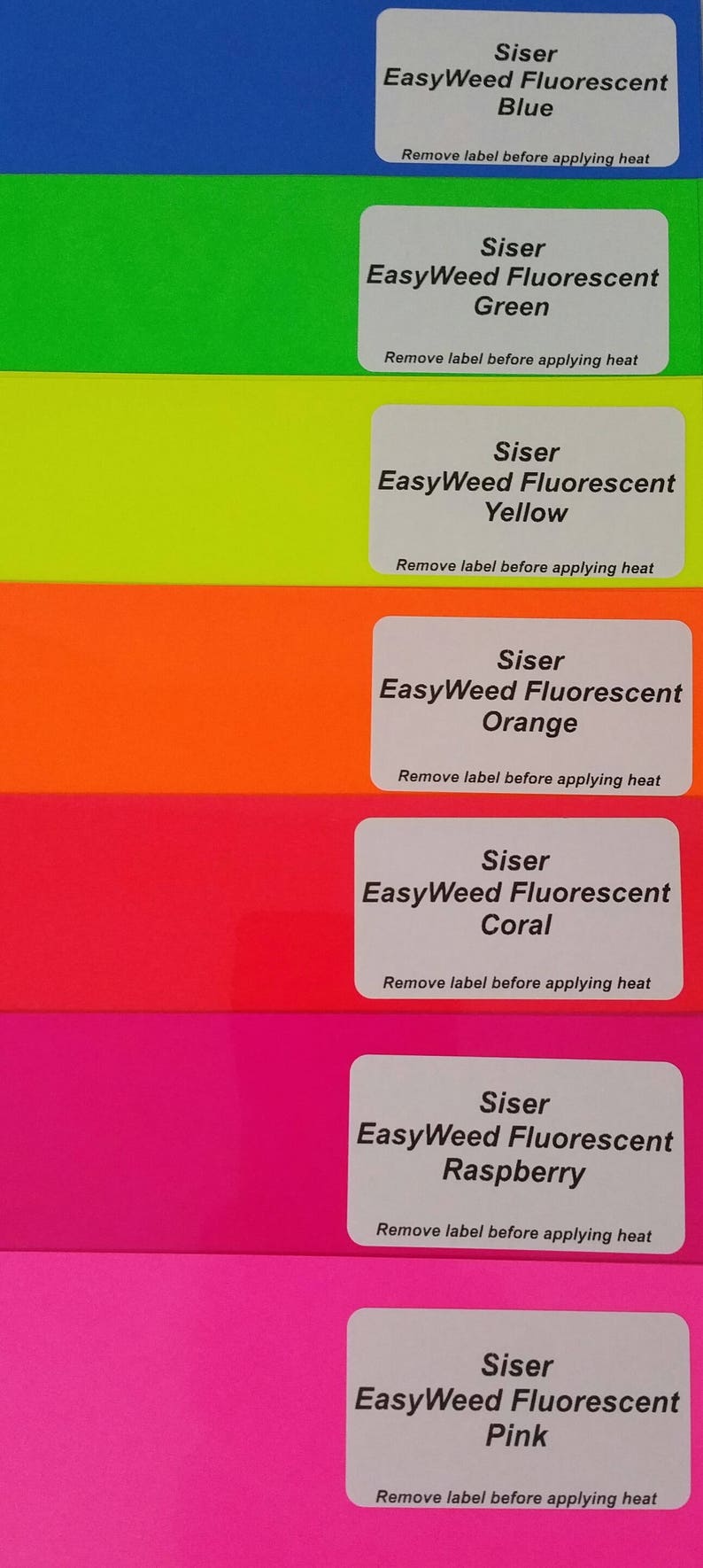 fluorescent orange siser easyweed heat transfer vinyl htv