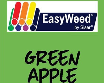 Green Apple Siser EasyWeed Heat Transfer Vinyl - HTV - Craft vinyl