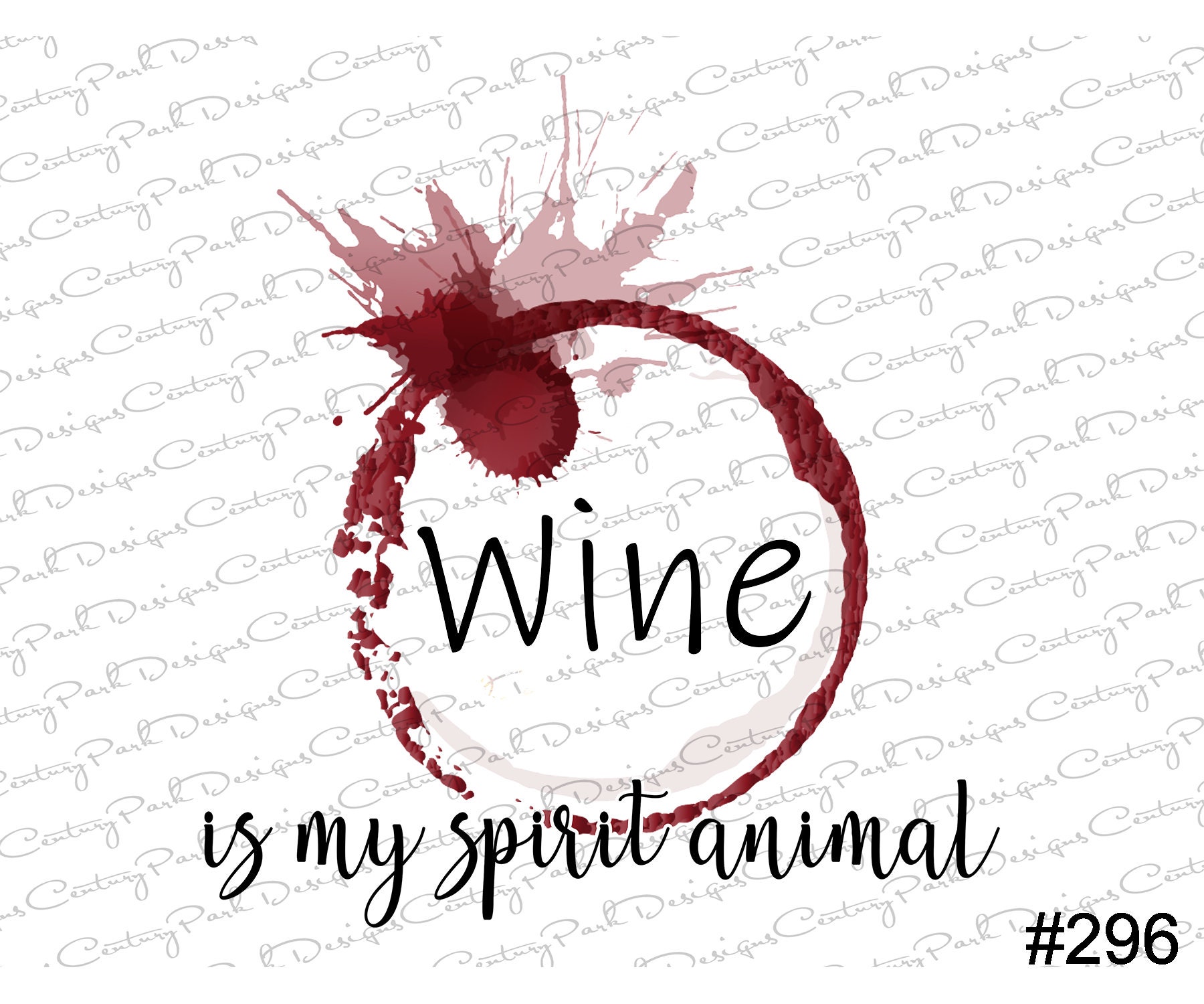 WINE IS MY SPIRIT ANIMAL Durable Phone Protection Case