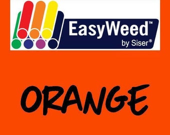 Orange Siser EasyWeed Heat Transfer Vinyl - HTV - Craft vinyl